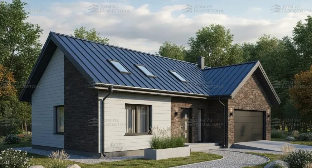 Проект Двухэтажный дом 13 на 12, 122 м2