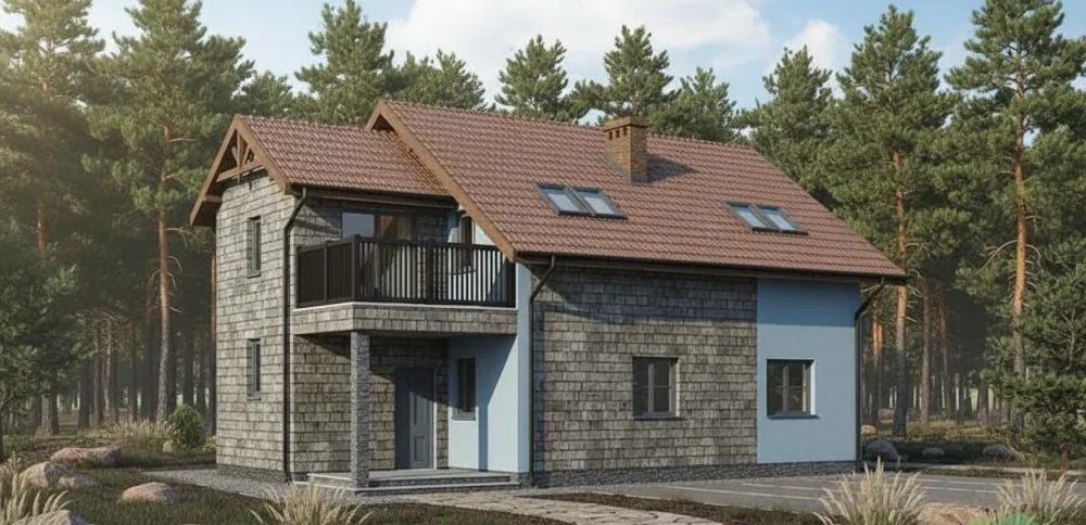 Проект Двухэтажный дом 9 на 13, 146 м2