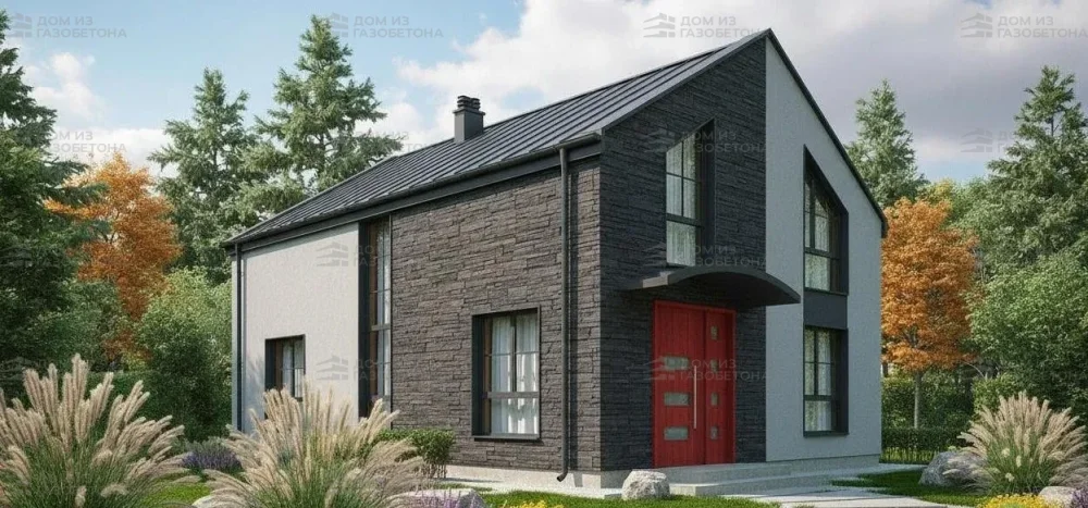 Проект Одноэтажный дом 9 на 10, 70 м2